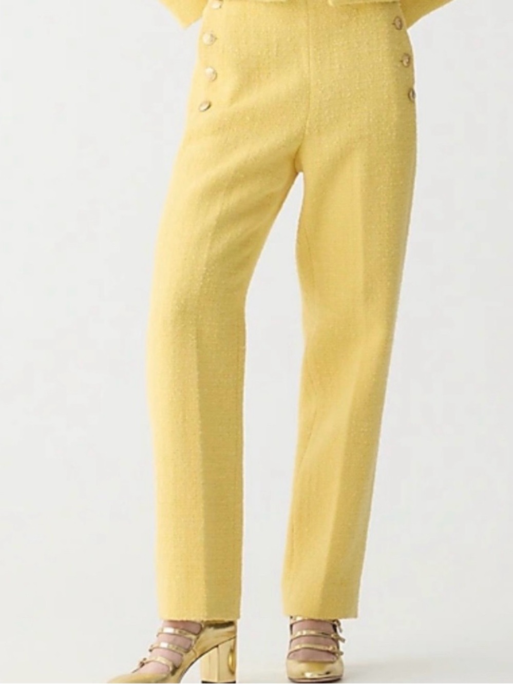 J.Crew Tweed Tapered High Rise‎ Wool Blend Pants Size 4